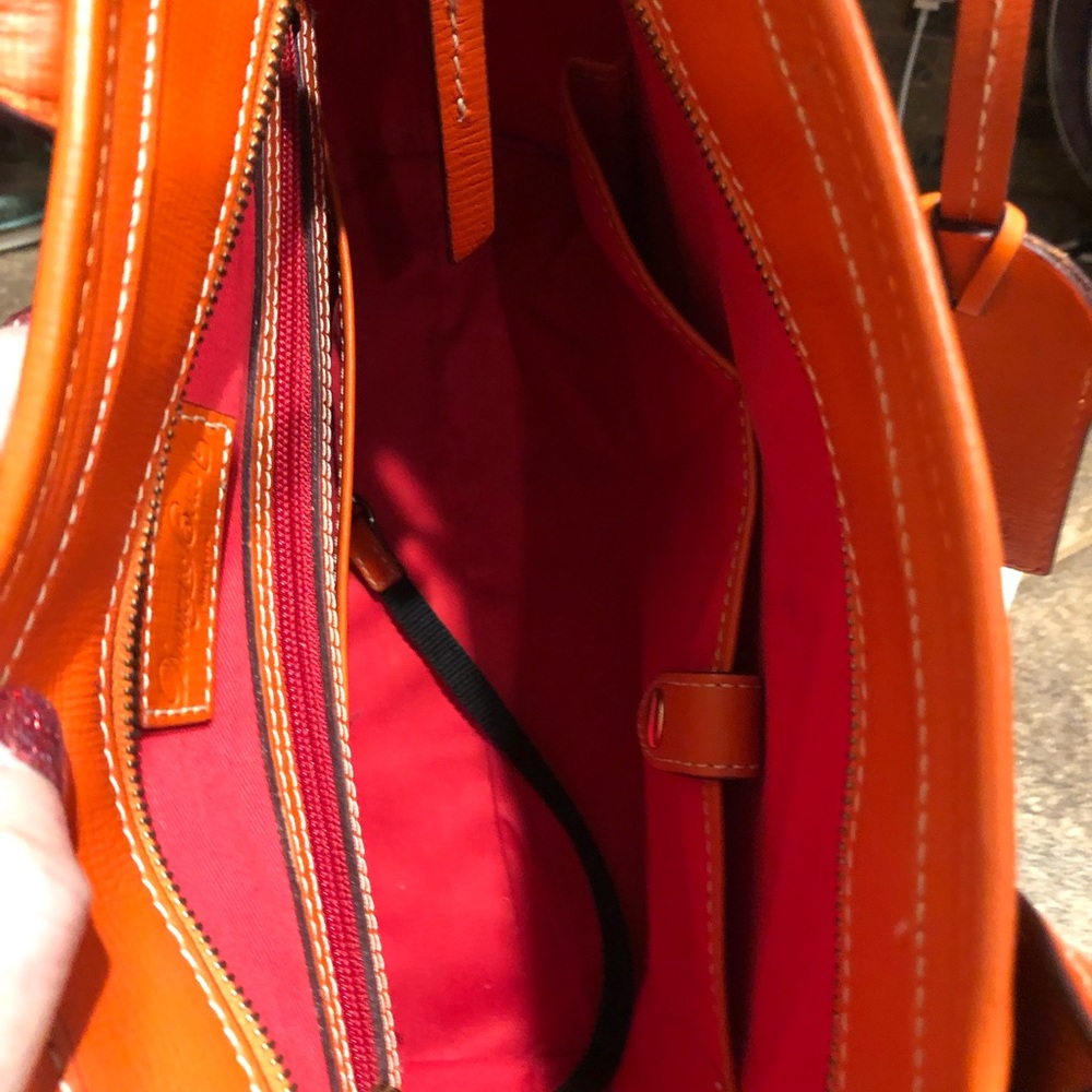 Orange Dooney Burke Purse - Picture 5 of 7